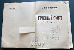 1938 Mayakovsky ROSTA Posters Satire Caricature Art Russian book rare 10000