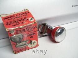 1950s Antique nos Automobile Suicide / Spinner Knob Vintage Chevy Ford Jalopy