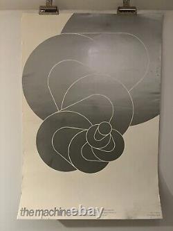 1969 San Francisco Museum of Art THE MACHINE Exhibition Poster MoMA NYC Rare