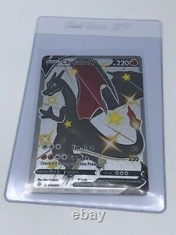 (1) SHINY CHARIZARD V Pokemon Champions Path 079/073 Full Art + 4 Promo Cards