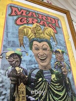 2001 Virgin Megastore New Orleans Mardi Gras Silkscreen Poster Ultra Rare