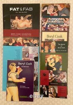 9x New Beryl Cook Art Greeting Cards/Rare BC 1st Class Stamp/Various Memorabilia