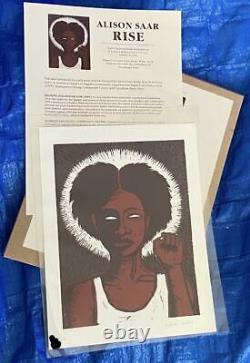 ALISON SAAR SIGNED Limited Edition Print African American Art SOLD OUT RARE NEW