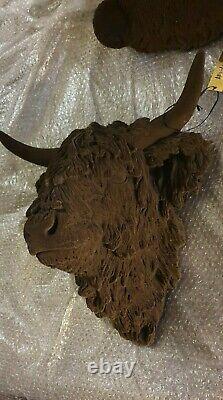 Abigail Ahern/EDITION Brown highland cow head Sold out/Very rare
