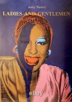 Andy Warhol/1990/RARE Poster/Ladies and Gentlemen/Queer New York Paris/POP ART