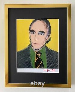 Andy Warhol + Rare 1984 Signed Leo Castelli Print Matted To Be Framed 11x14