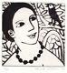 Anita Klein Very Rare Signed Drypoint Print Angel & Bird Limited Edition 10/25