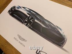 Aston Martin DBS Design Image Signed By Marek Reichman Very rare