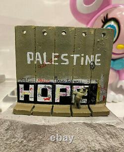 BANKSY Walled Off Hotel HOPE Original Large Wall Section RARE