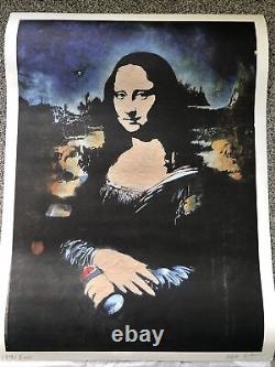 BLEK LE RAT Mona Lisa Spray Can Signed & numbered Rare Art Print 2012 179/200