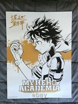 BOKU NO MY HERO ACADEMIA Kohei Horikoshi DEKU Art Print 2018 SDCC VIZ MEDIA rare