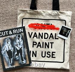 Banksy Cut And Run Book, Tote Bag & rare Official exhibition Polaroid