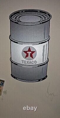 Beejoir Texico Oil Can rare Limited edition PP 1/1 Printers Proof double Signed