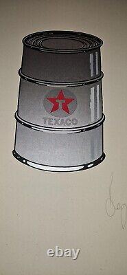 Beejoir Texico Oil Can rare Limited edition PP 1/1 Printers Proof double Signed