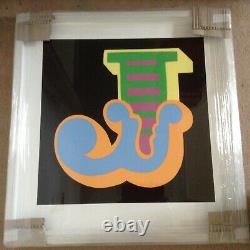 Ben Eine'letter J' Rare Limited Edition Signed Print Framed From New