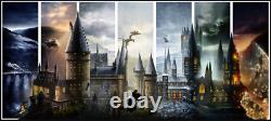 Ben Harman Journey Through Hogwarts Art Print Variant 100 Only VERY RARE