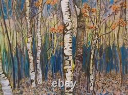 Billy Childish Birch Trees Signed Ltd Print RARE