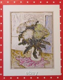Billy Childish Chrysanthemums- Signed Proof Print VERY RARE WITH PROVENANCE