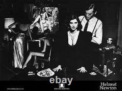 Black and white erotic Helmut newton vogue photo nude print poster RARE framed
