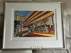 Bob Dylan'Donut Shop' Rare Limited Edition Print 2016 Beaten Path Series