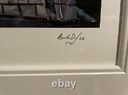 Bob Dylan signed limited edition framed art of rare Myrtle Ave, Brooklyn print