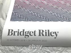 Bridget Riley Exhibition Poster in Original Tube Very rare and hard to find