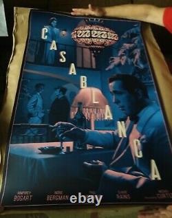Casablanca by Rory Kurtz Screen Print VERY RARE AP Poster Art Mondo Movie Bogart