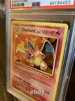 Charizard Holo XY Evolutions 11/108 PSA 9 MINT Pokemon Card Base OG Art Rare