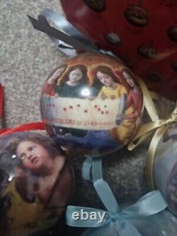 Christmas Vatican Musuem Art Baubles Boxed 14 Baubles Rare
