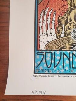 Chuck Sperry Soundgarden Poster Print ARTIST Edition 2011 Mint RARE of 100 S/N