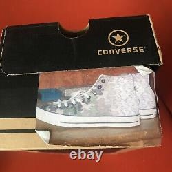 Converse Allstar ChuckTaylor HighTop Rare Vintage Size10 Khaki Fabric NIB