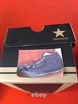 Converse Allstar Chuck Taylor High Top Rare Vintage Size 10 Pin Stripe B & W