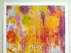 Cy Twombly Rare Abstract Expressionist Lithograph Print Exhibition Poster