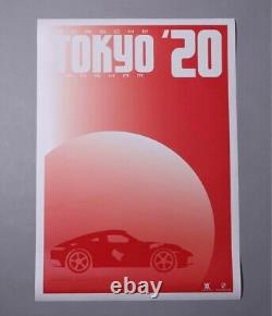 Daniel Arsham Poster Tokyo Porsche 20 ART PRINT RSHAM STUDIO new red rare