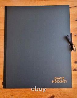 David Hockney Set of 4 Folio prints, Tate, 2016 RARE