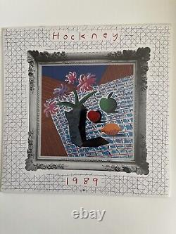 David Hockney Wall Art Calendar 1989 Sealed New Rare