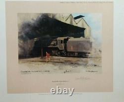 David shepherd limited edition Guildford steam sheds trilogy very rare