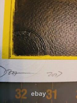 Death NYC 19x13 Signed Graffiti Pop Art JESUS GIVING THE FINGER Rare. 70 OF 100