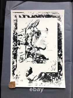 Deplete Vhils 210 Risograph Print on paper Signed and numbered Very Rare