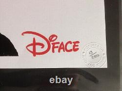 Dface'saddo (basquiat)''red' Very Rare Limited Edition Print