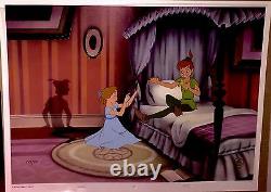 Disney Peter Pan Cel Peter's Seamstress Rare Pubishlers Proof Animation Art Cell