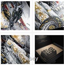Displate Limited Edition- Dawn Hydra White RARE X/500! Metal Poster O/P