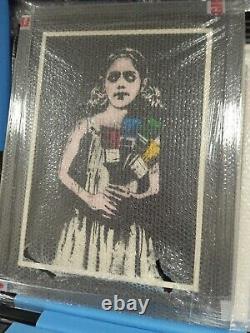 Dolk'paint Brush Girl' Very Rare Limited Edition Print Framed
