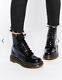 Dr. Martens 1460 Rainbow Black Patent Lace Up Boots Rare Find