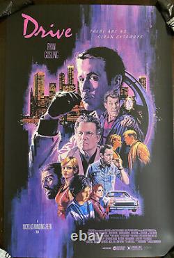 Drive Movie Poster 71/325 Art Print Paul Mann Ryan Gosling Malibu LA Rare New