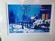 Early Rare Rolf Harris Signed Limited Edition Print Christmas Eve In The Snow