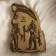 Egyptian Decoration Art With Two Gods/goddesses Rare Find Beautiful Art