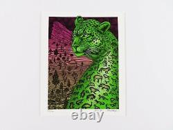 Emek Endangered Spots Mini Print Signed Handbill 8x10 #/500 Screen RARE Chief