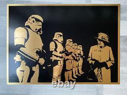 Empire strikes Back GOLD TRUST. ICON SE Signed Street Art RARE Royal Slight Mark