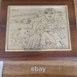 Extremely Rare! Pablo Picasso The Hunter in Sterling Silver Vintage Art Piece